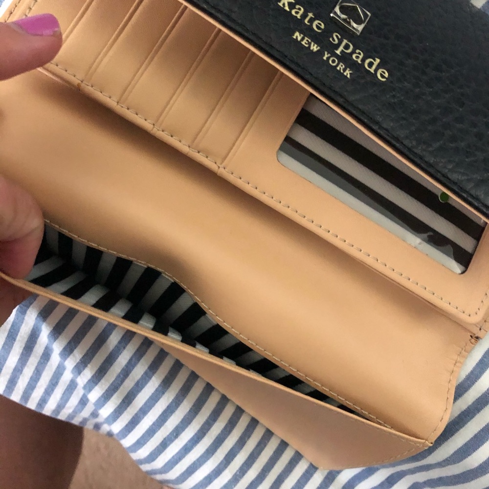 Black Kate Spade Wallet - Picture 4 of 5